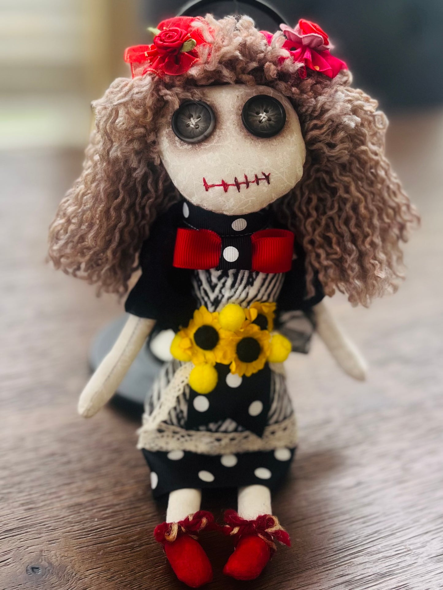 Creepy sweet Handmade art doll