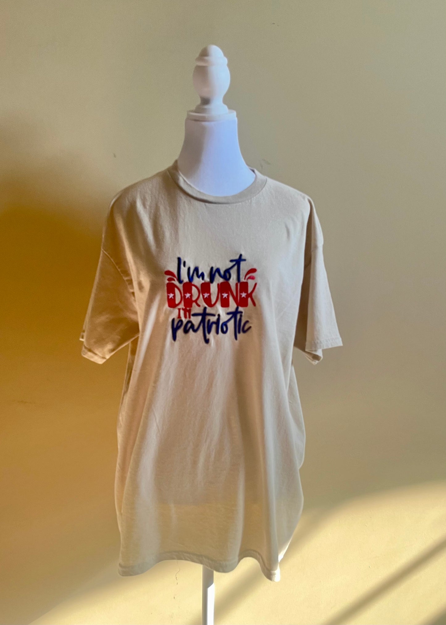 Embroidered Adult Patriotic TShirt - Celebrate Independence Day T-Shirt