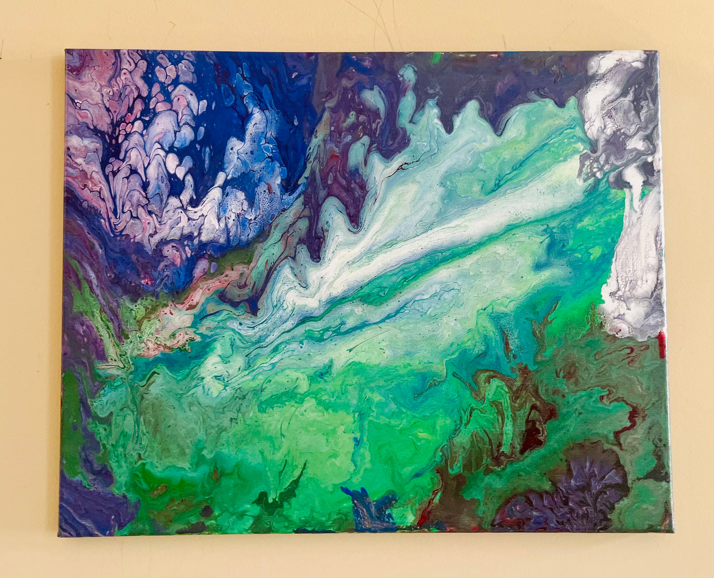 "Down in the Valley" acrylic on canvas