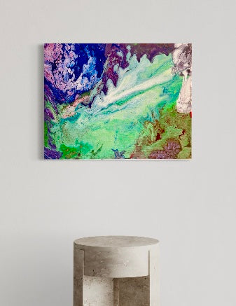 "Down in the Valley" acrylic on canvas