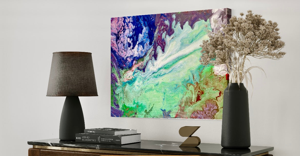"Down in the Valley" acrylic on canvas