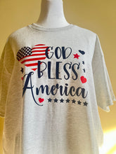 Load image into Gallery viewer, Independence Day T-Shirt, God Bless America
