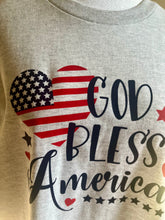 Load image into Gallery viewer, Independence Day T-Shirt, God Bless America
