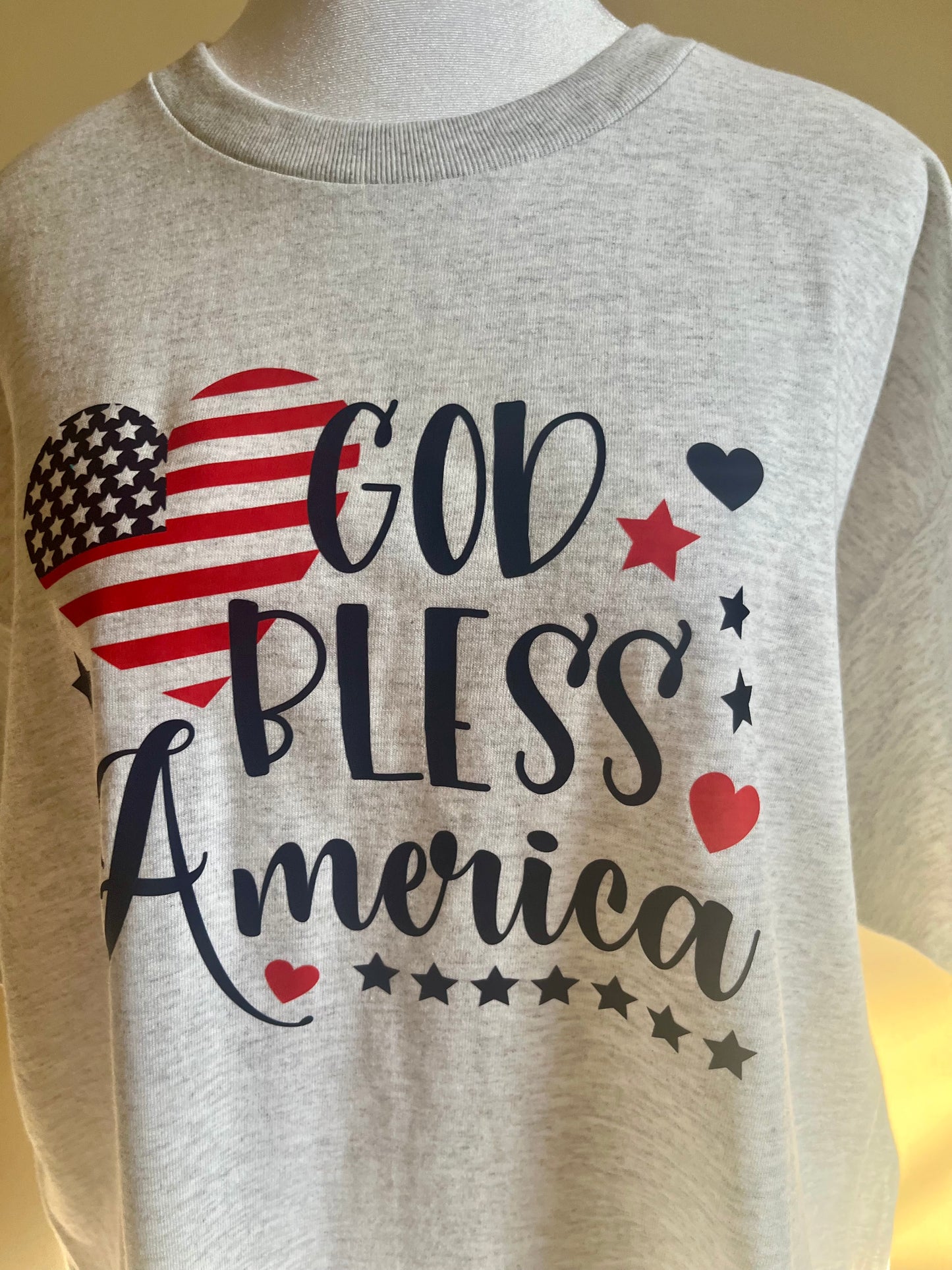 Independence Day T-Shirt, God Bless America