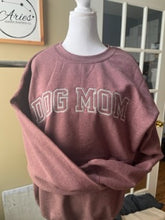 Load image into Gallery viewer, Embroidered DOG MOM crew neck sweatshirt
