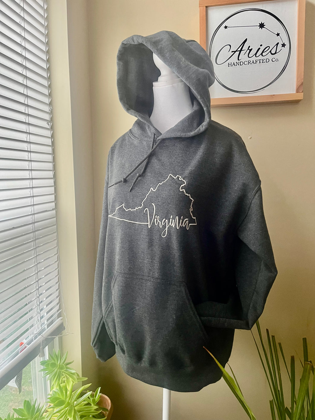 Embroidered Home State Hoodies