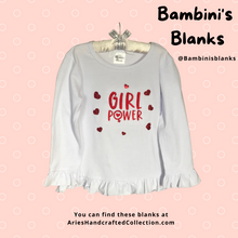 Load image into Gallery viewer, Girl Power Ruffle Long Sleeve
