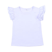 Load image into Gallery viewer, girls&#39; boutique short sleeve ruffle shirt
